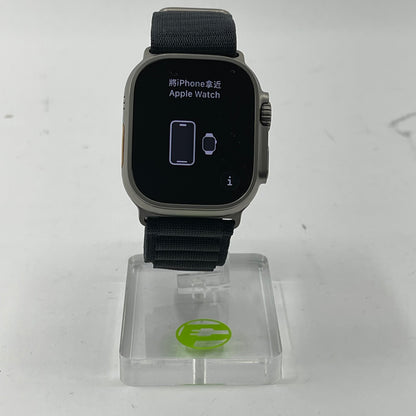 Unlocked Apple Watch Ultra 3 49MM Natural Titanium Black Alpine Loop  MF1V4LW/A