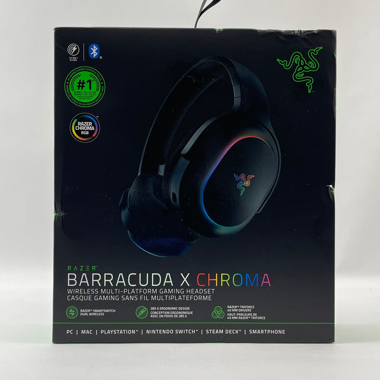 New Razer Barracuda X Chroma Wireless Multi-Platform Gaming Headset 