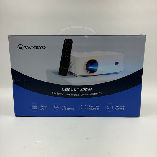 New Vankyo Leisure 470W 720p Portable Projector WPY014