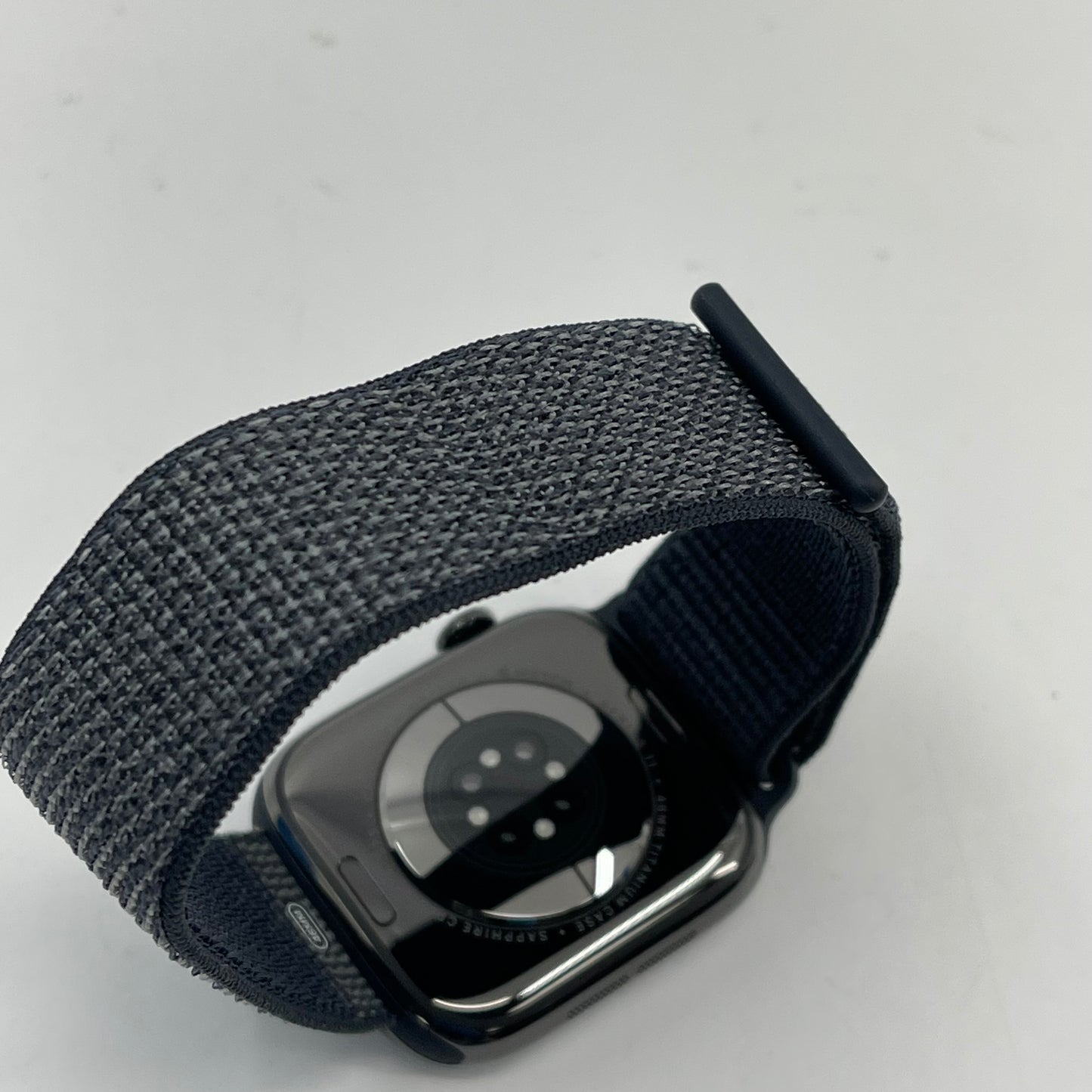 Unlocked Apple Watch Series 11 46MM Jet Black Titanium Dark Gray Sport Loop