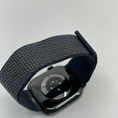 Unlocked Apple Watch Series 11 46MM Jet Black Titanium Dark Gray Sport Loop