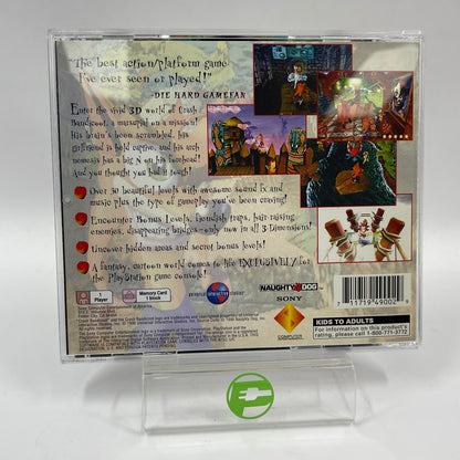 Crash Bandicoot [Black Label] (Sony PlayStation 1 PS1, 1996)