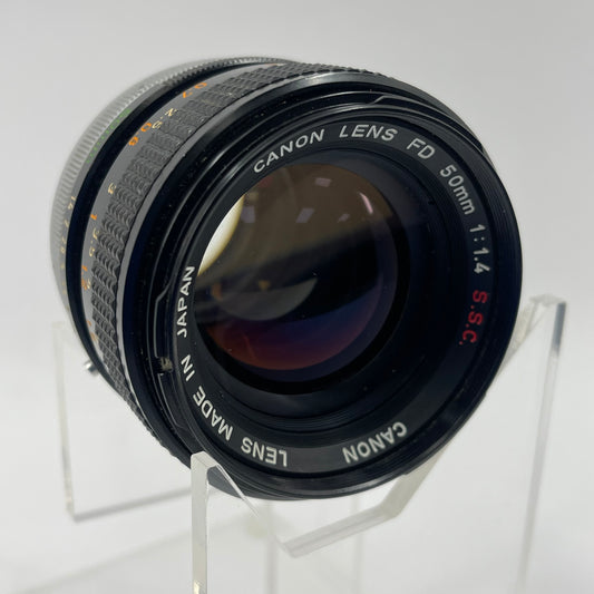 Canon FD 50mm f/1.4 S.S.C Camera Lens