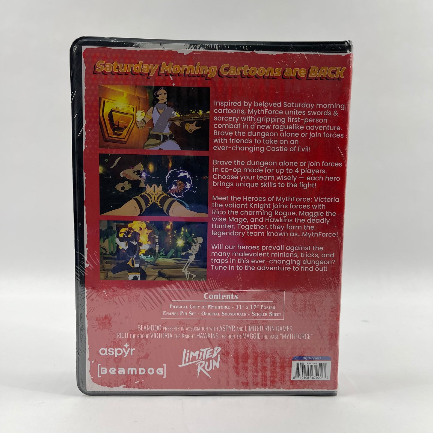 New Mythforce [VHS Edition] (Sony PlayStation 4 PS4, 2023)