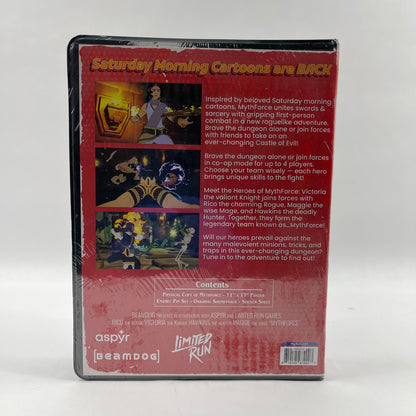 New Mythforce [VHS Edition] (Sony PlayStation 4 PS4, 2023)