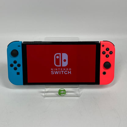 Nintendo Switch OLED Video Game Console HEG-001 Red/Blue