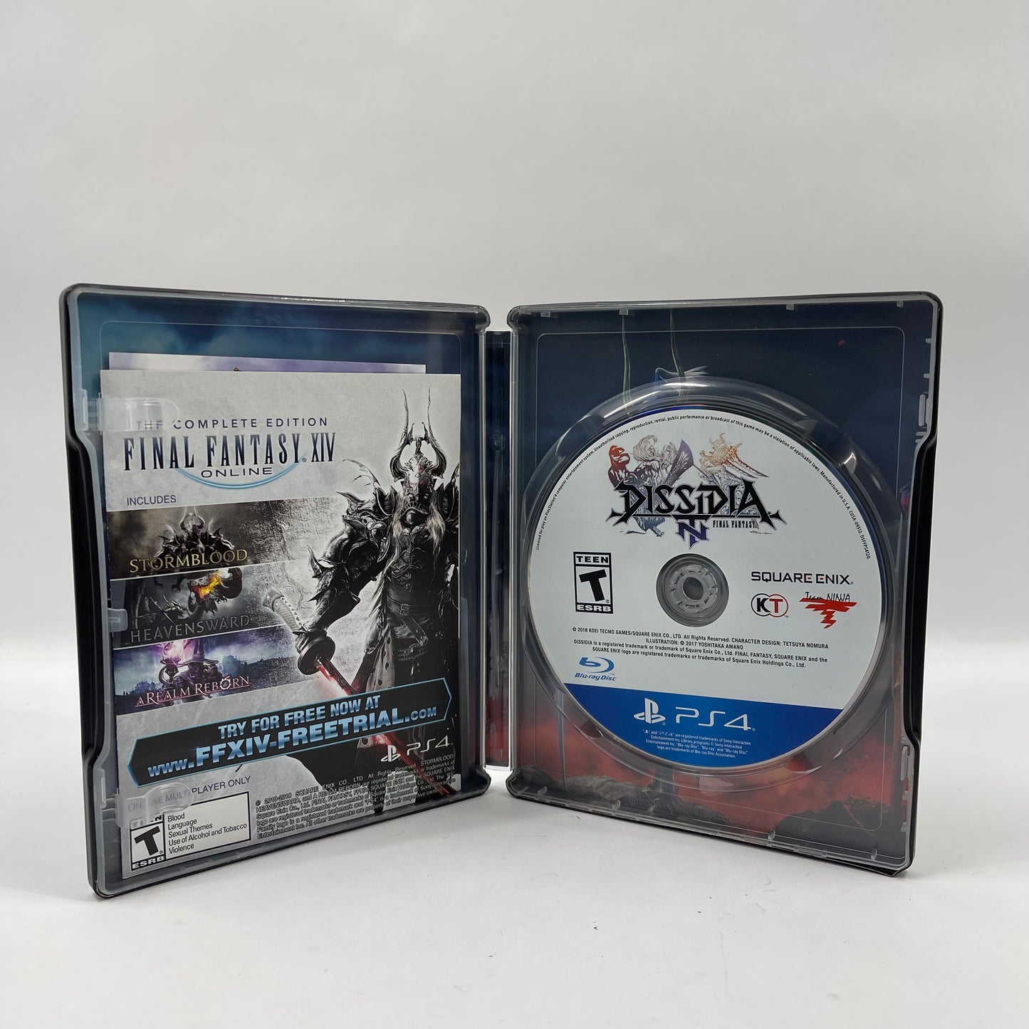 Dissidia Final Fantasy NT [Steelbook Brawler Edition] (Sony PlayStation 4 PS4, 2018)