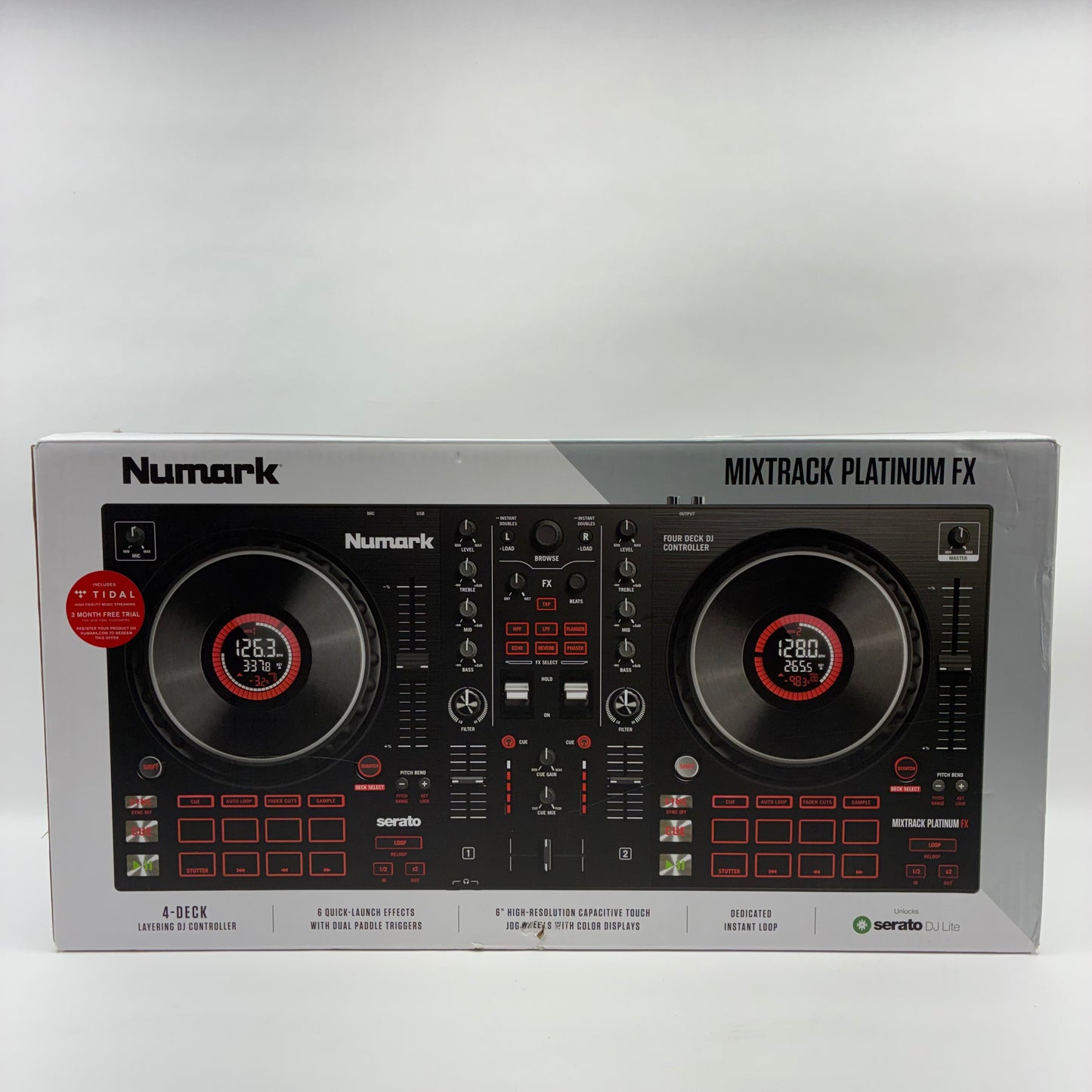 Numark Mixtrack Platinum FX 4-Deck Layering  DJ Controller
