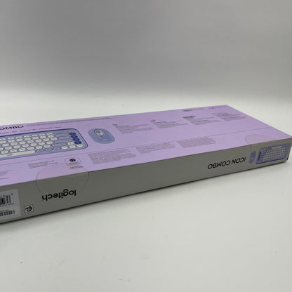 New Logitech Icon Combo White/Blue 920-013888 For PC and Mac