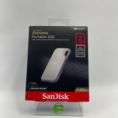 New SanDisk Portable Extreme Portable SSD 2TB 2TB USB-C SSD SDSSDE51-2T00-AW25