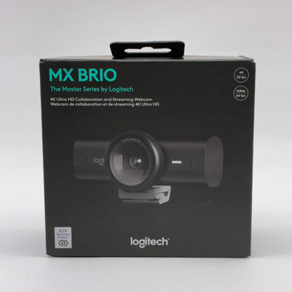 New Logitech MX Brio 4K UHD Webcam 960-001558