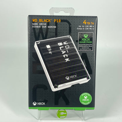 New Western Digital Game Drive WD_Black P10 4TB External HDD WDBA5G0040BBK-WESN