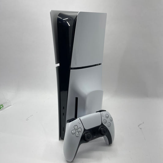 Sony PlayStation 5 Slim Disc Edition 1TB White Console Gaming System CFI-2015