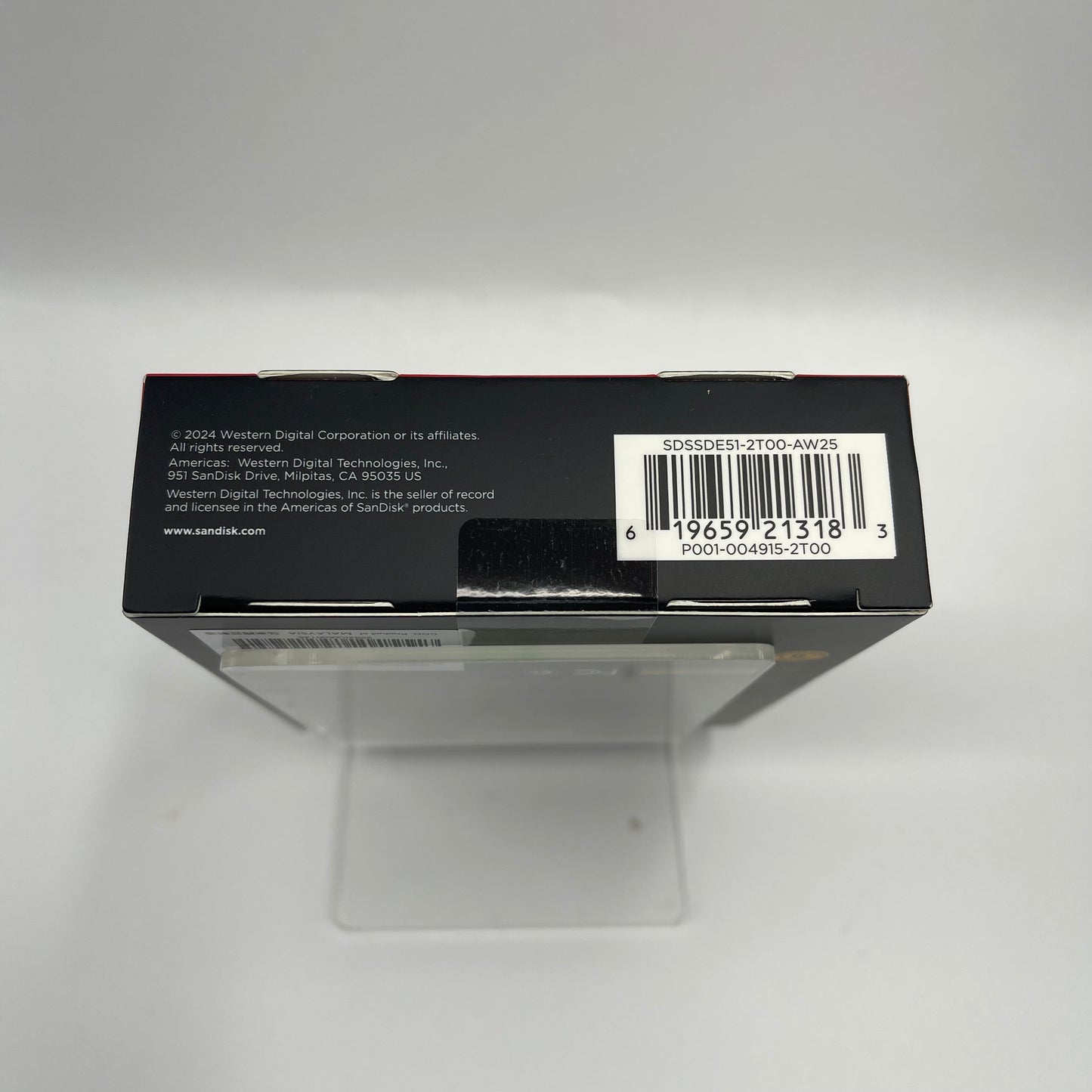 New SanDisk Portable Extreme Portable SSD 2TB 2TB USB-C SSD SDSSDE51-2T00-AW25