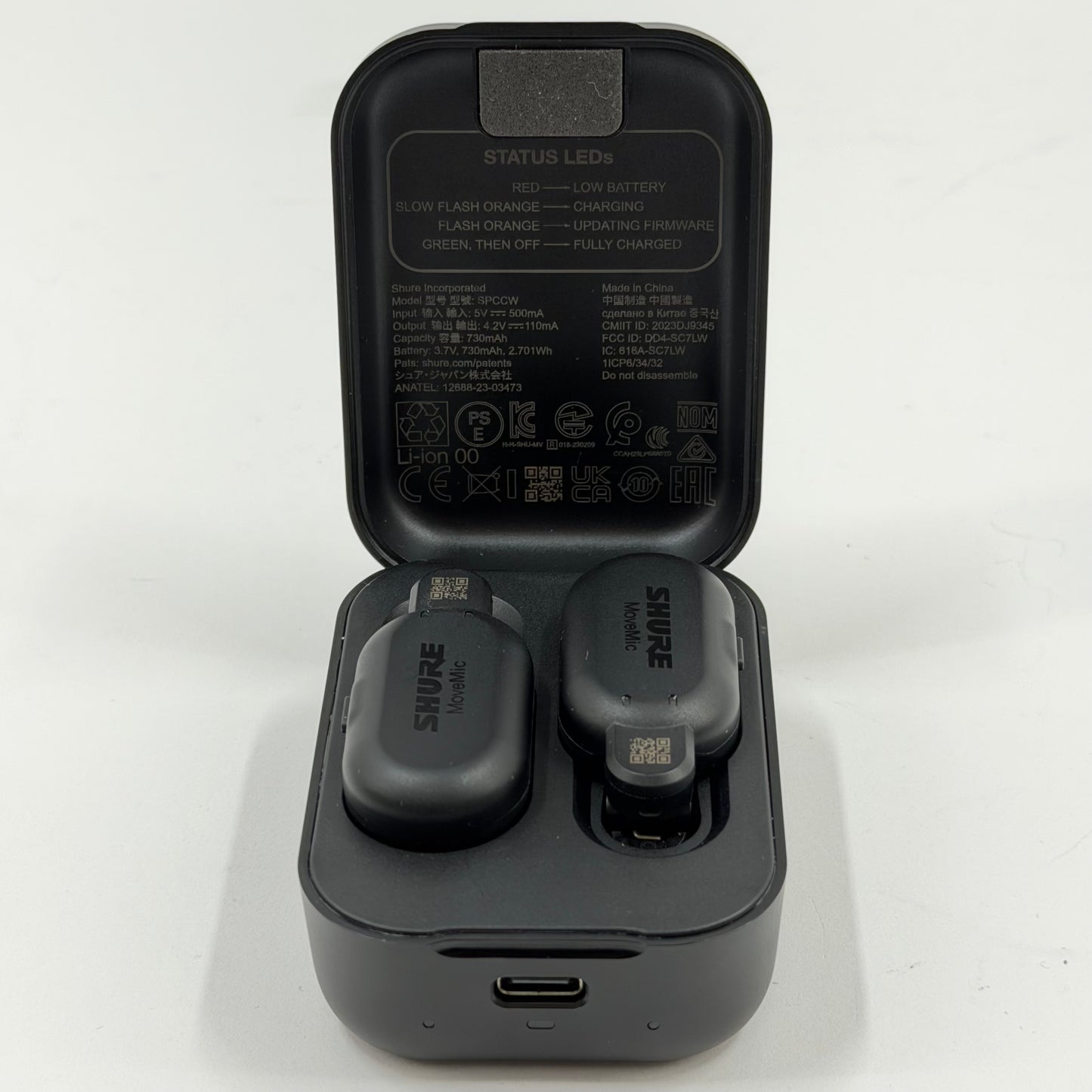 Shure MoveMic Two Channel Wireless Lavalier Microphone System w/ Receiver SPCCW