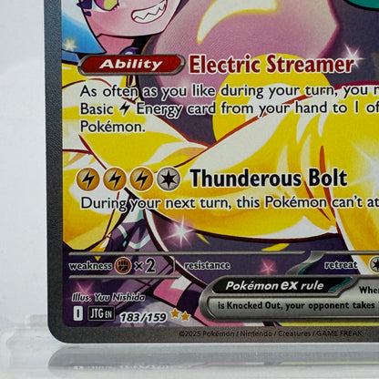 Pokémon TCG Journey Together Iono's Bellibolt ex 183/159 Holo English NM