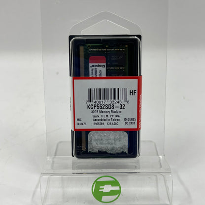 New Kingston DDR5 SODIMM 32GB (1x32GB) RAM DDR5 5200MHz KCP552SD8-32