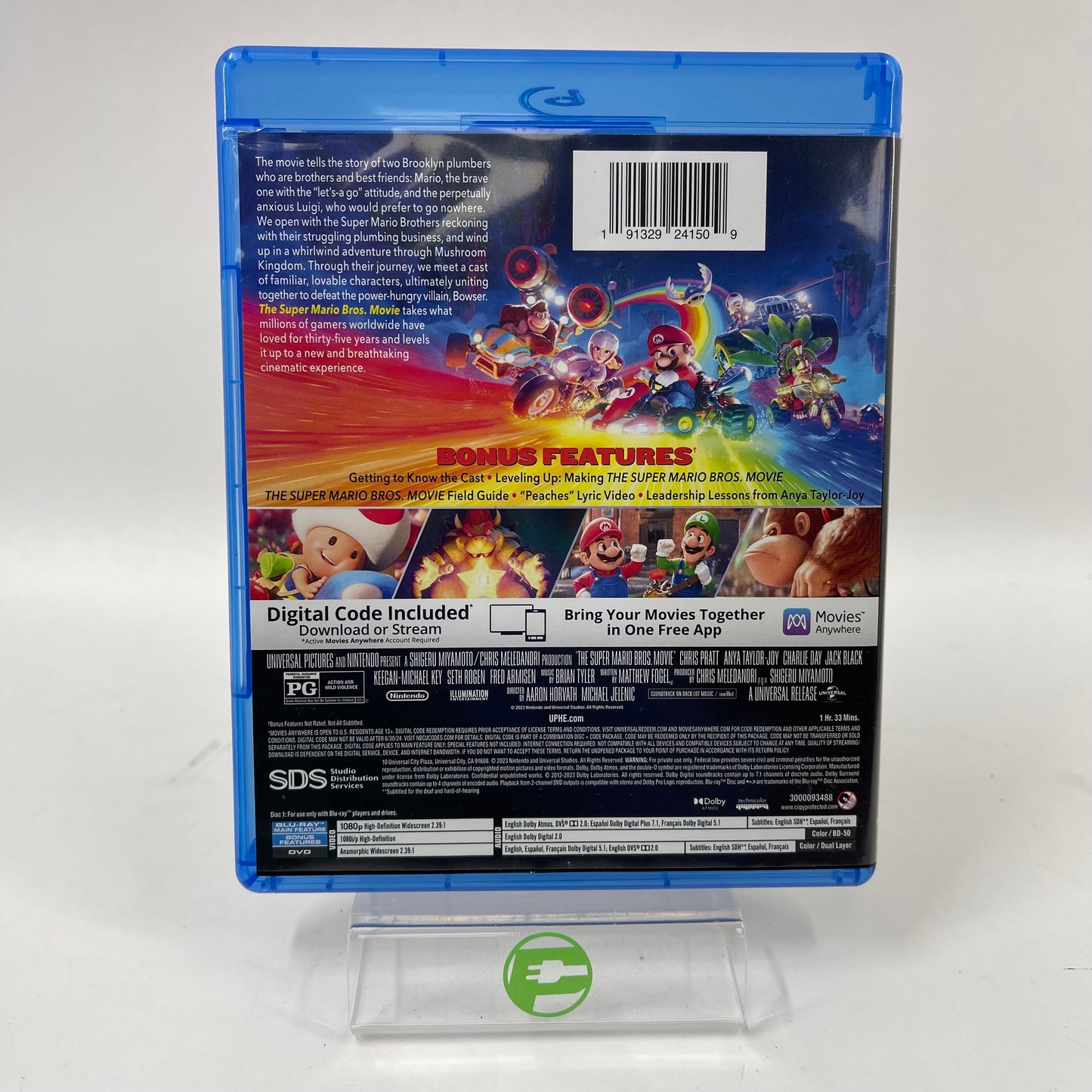 The Super Mario Bros. Movie Power Up Edition Blu-Ray Disc