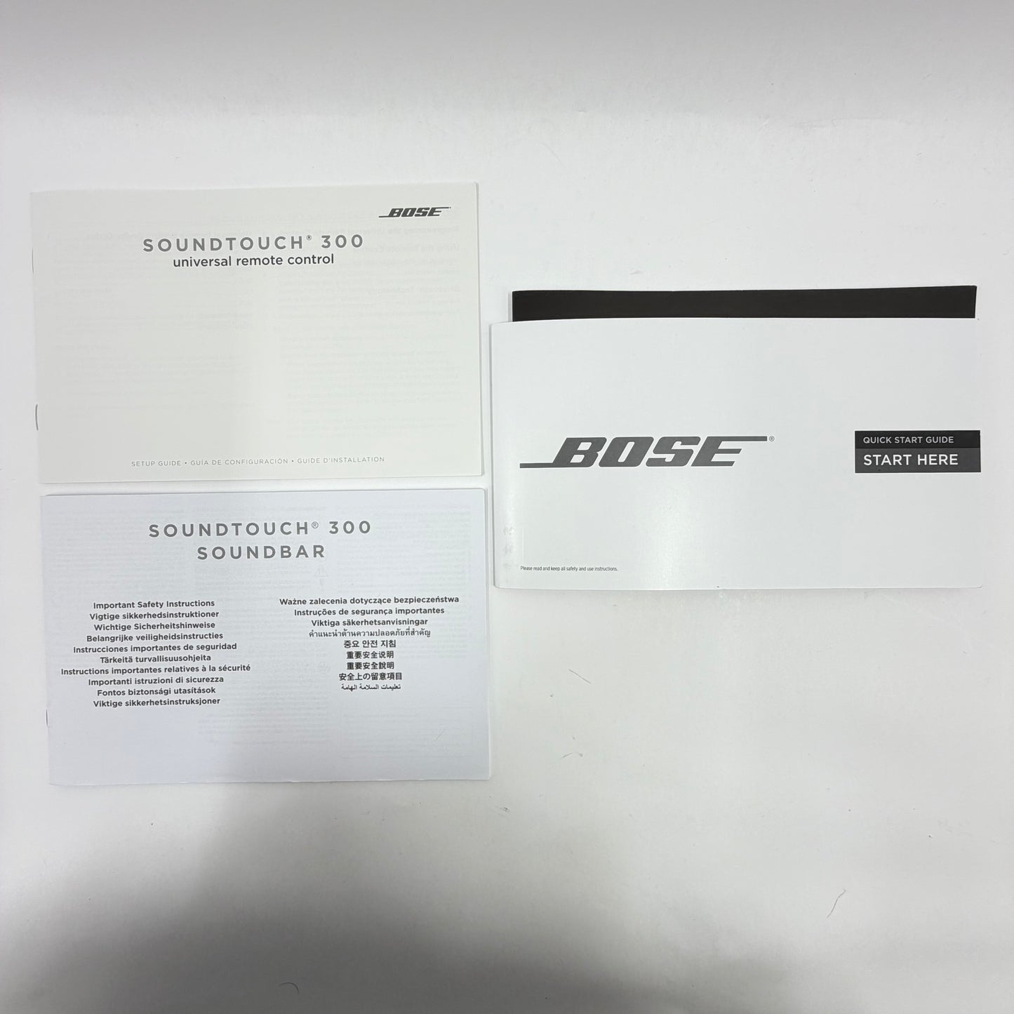 Bose SoundTouch 300 Soundbar Black 421650 Wireless Speaker