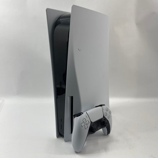 Sony PlayStation 5 Disc Edition PS5 825GB White Console Gaming System CFI-1015A