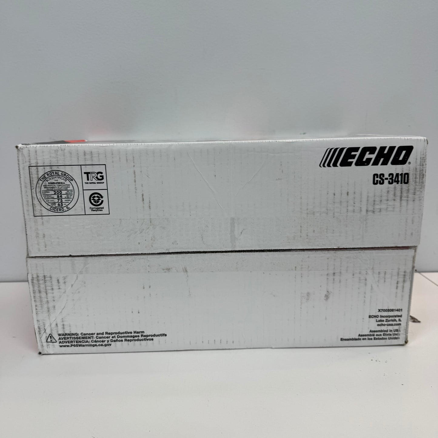 New Echo CS-3410 Gas Powered Rear Handle Chainsaw