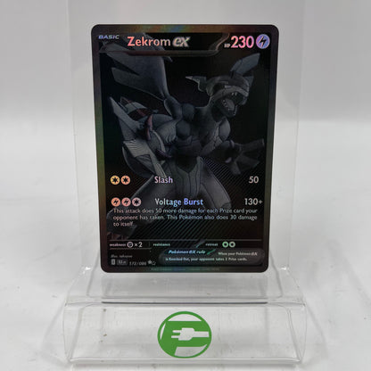 Pokémon TCG Zekrom EX #172 Black Bolt Trading Card 172/086