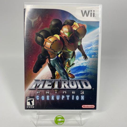 Metroid Prime 3 Corruption (Nintendo Wii, 2007)