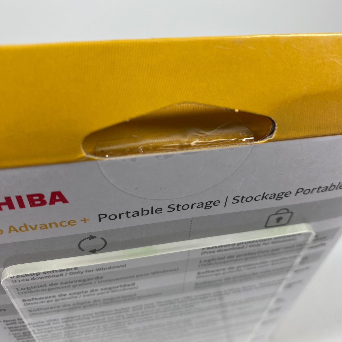 New Toshiba Portable Canvio Advance Plus 2TB External HDD DTCA20 Yellow