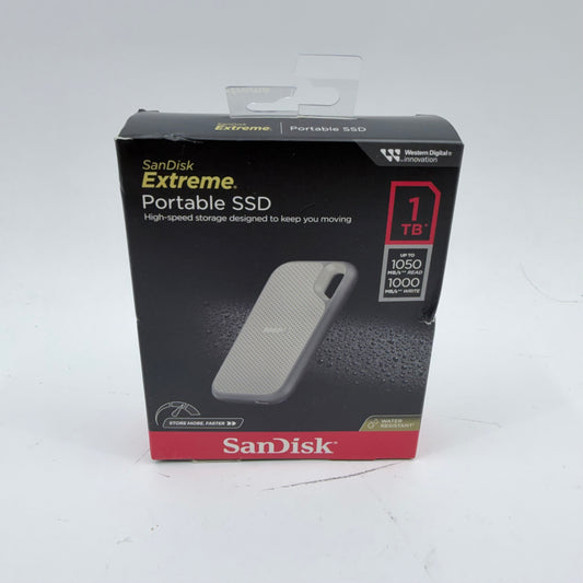 New SanDisk Extreme Portable SSD 1TB USB-C SSD SDSSDE51-1T00-AW25 Shelf Wear
