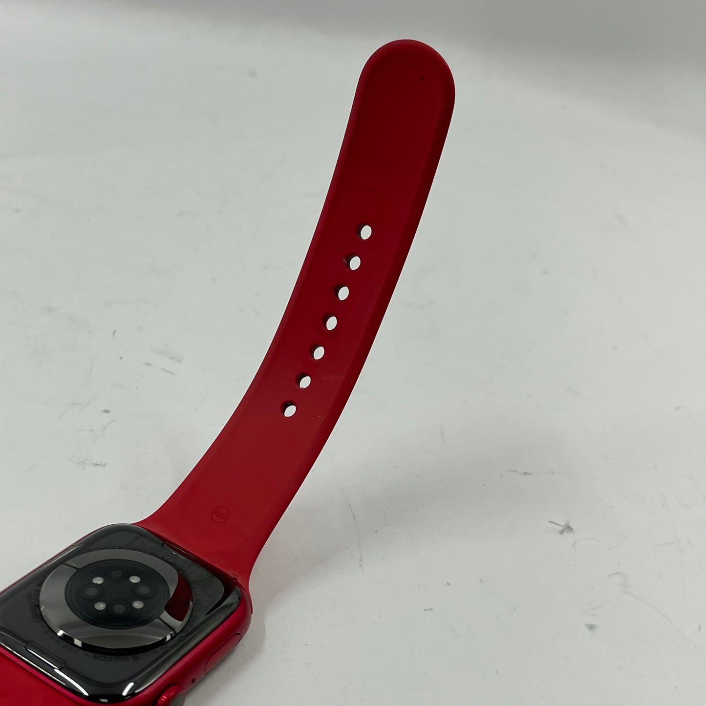 GPS Only Apple Watch Series 9 45MM Product Red Aluminum Red Sport Band A2980