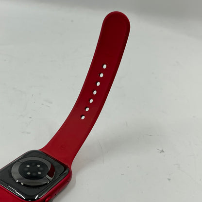 GPS Only Apple Watch Series 9 45MM Product Red Aluminum Red Sport Band A2980