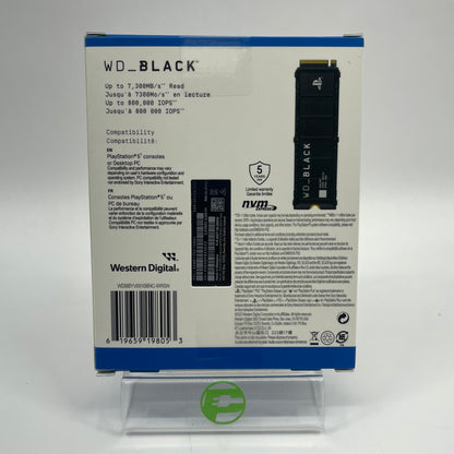 New Playstation Western Digital SN850P 1TB Solid State Drive WDBBYV0010BNC-WRSN