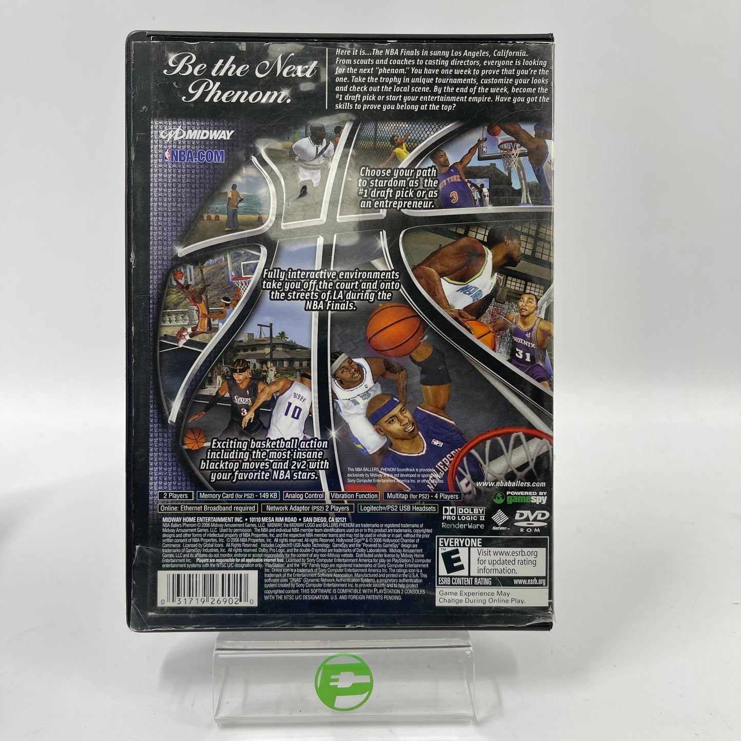 NBA Ballers Phenom (Sony PlayStation 2 PS2, 2006)