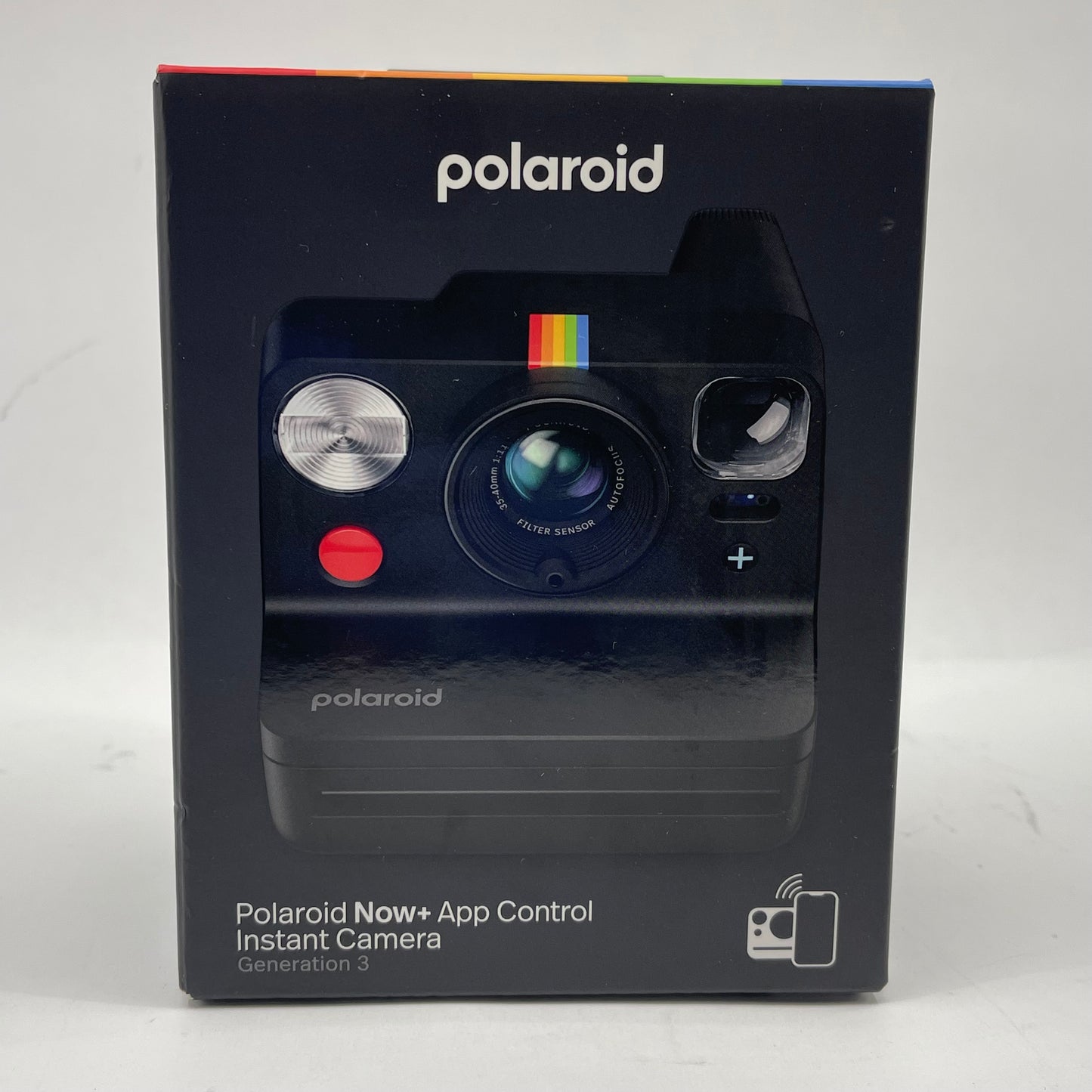New Polaroid Now+ Generation 3 Instant Film Camera Black 009160