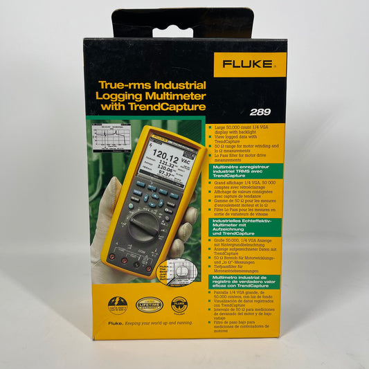 New Fluke 289 True-RMS Industrial Logging TrendCapture Multimeter