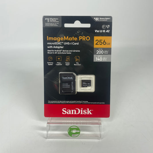 New SanDisk ImageMate Pro SDXC UHS-I Memory Card 256GB Up to 200MB/s