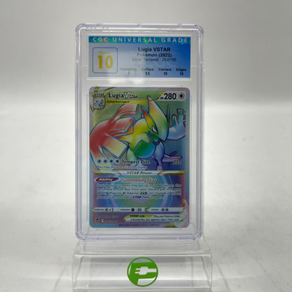 Pokémon TCG Lugia VSTAR #202 Silver Tempest Trading Card 202/196 CGC 10 Pristine