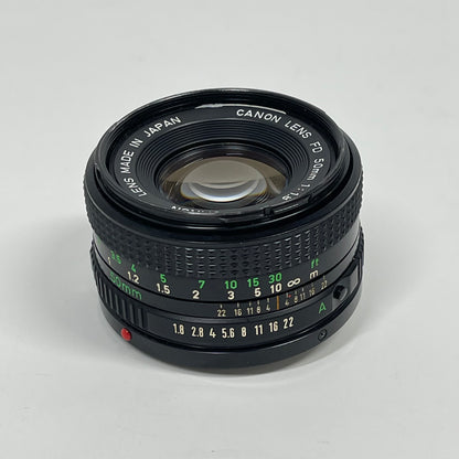 Canon FD 50mm f/1.8 Mount Lens