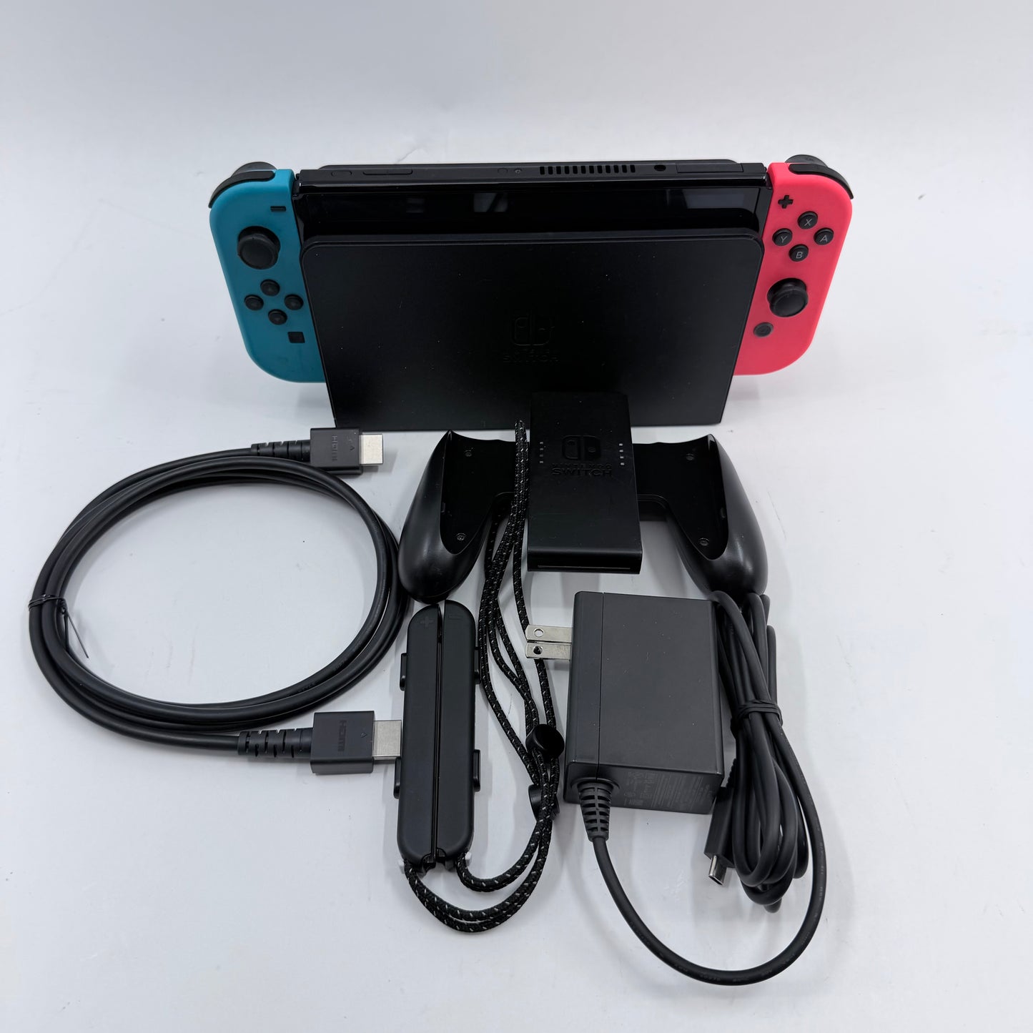 Nintendo Switch OLED Video Game Console HEG-001 Neon Red/Neon Blue