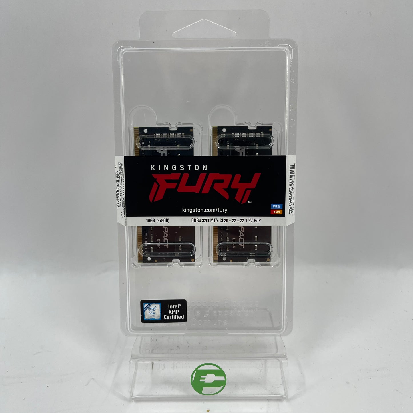 New Kingston Fury 16GB (2x8GB) RAM DDR4 3200MHz KF432S20IBK2/16