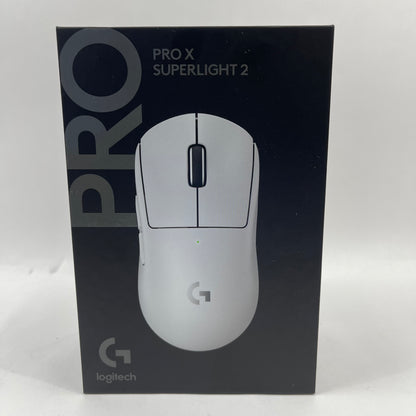 New Logitech Pro X Superlight 2 Wireless Gaming Mouse White 910-006636
