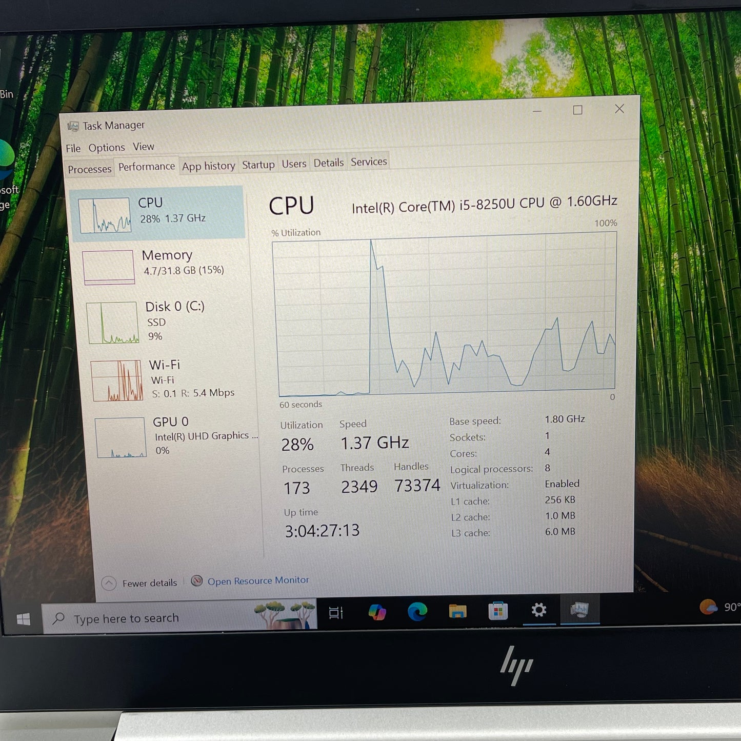 HP Elitebook 840 G5 HSN-II13C-4 14" Core  i5-8250U 1.8GHz 8GB RAM 256GB SSD