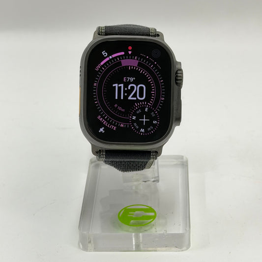 Unlocked Apple Watch Ultra 3 49MM Black Titanium Charcoal Trail Loop MF0J4LW/A