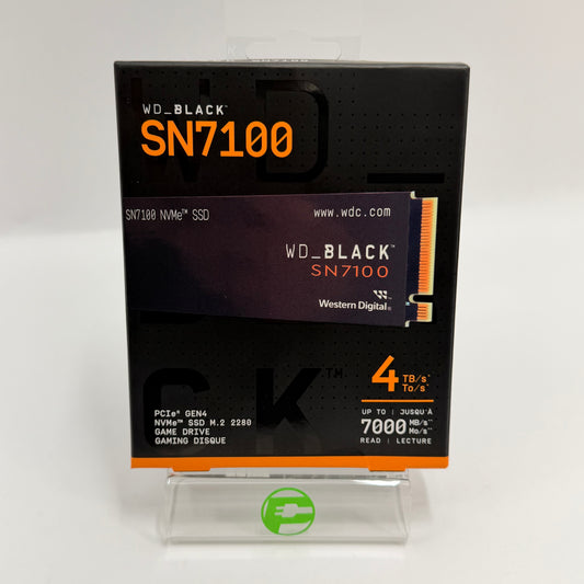 New Western Digital WD 2280mm WD_BLACK SN7100 4TB M.2 NVMe Gen 4.0 x 4 SSD