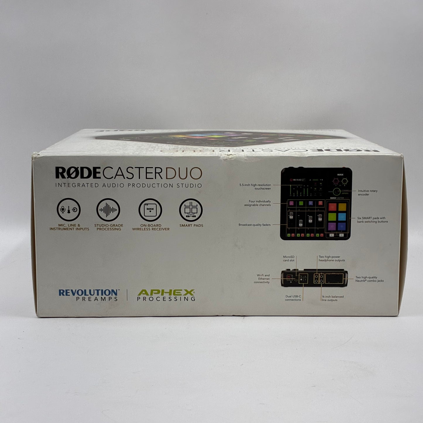 New Rode RODECaster Duo 7-Channel Integrated Audio Production Studio