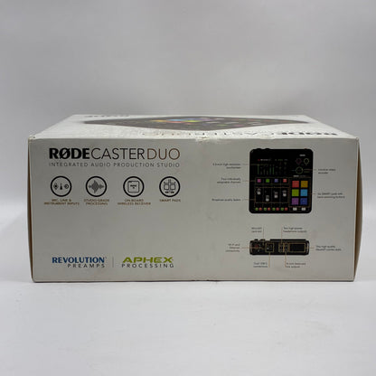 New Rode RODECaster Duo 7-Channel Integrated Audio Production Studio