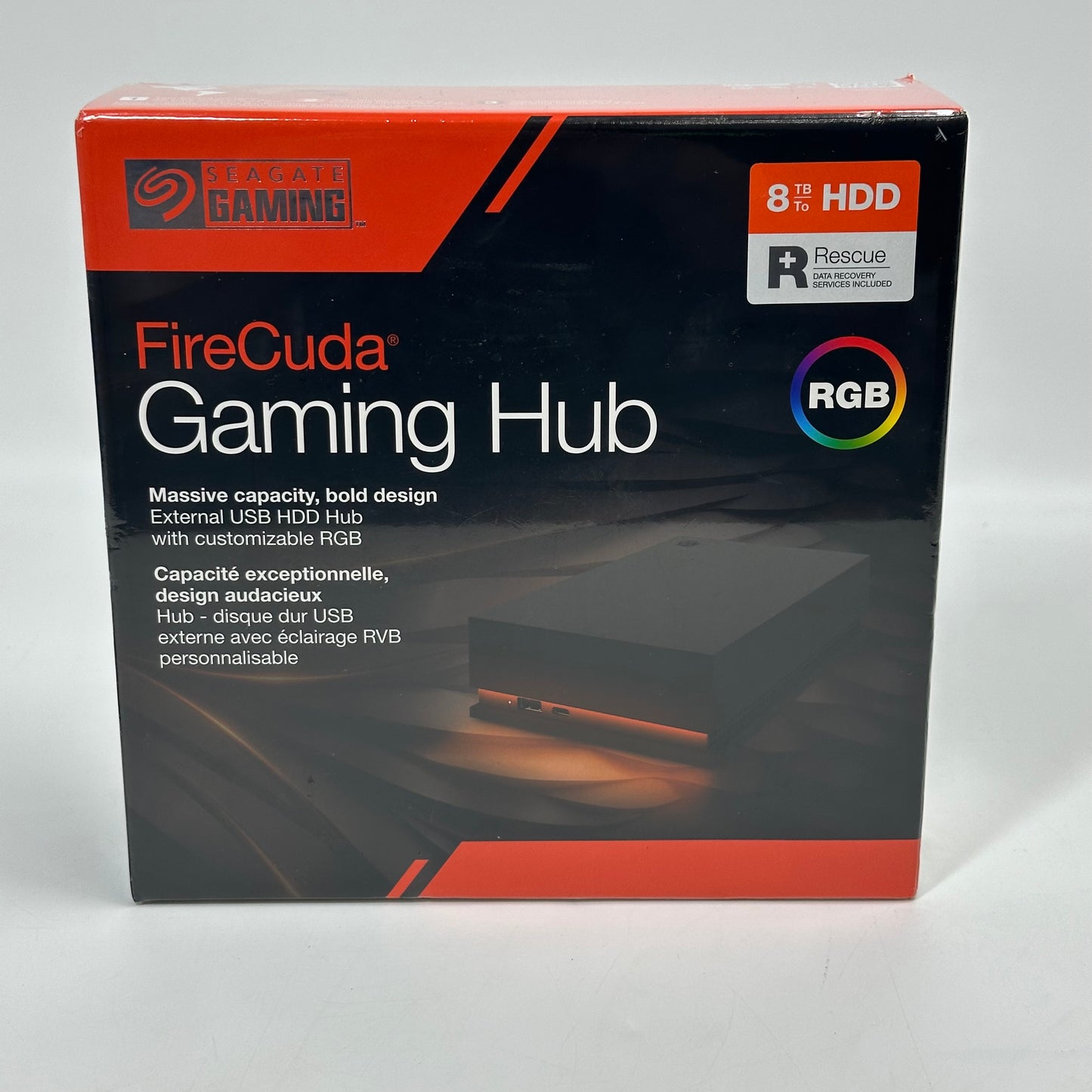 New Seagate FireCuda Gaming Hub 8TB External USB HDD Hub STKK8000400