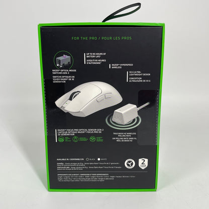 New Razer Viper V3 Pro White Edition Wireless Gaming Mouse RZ01-0512