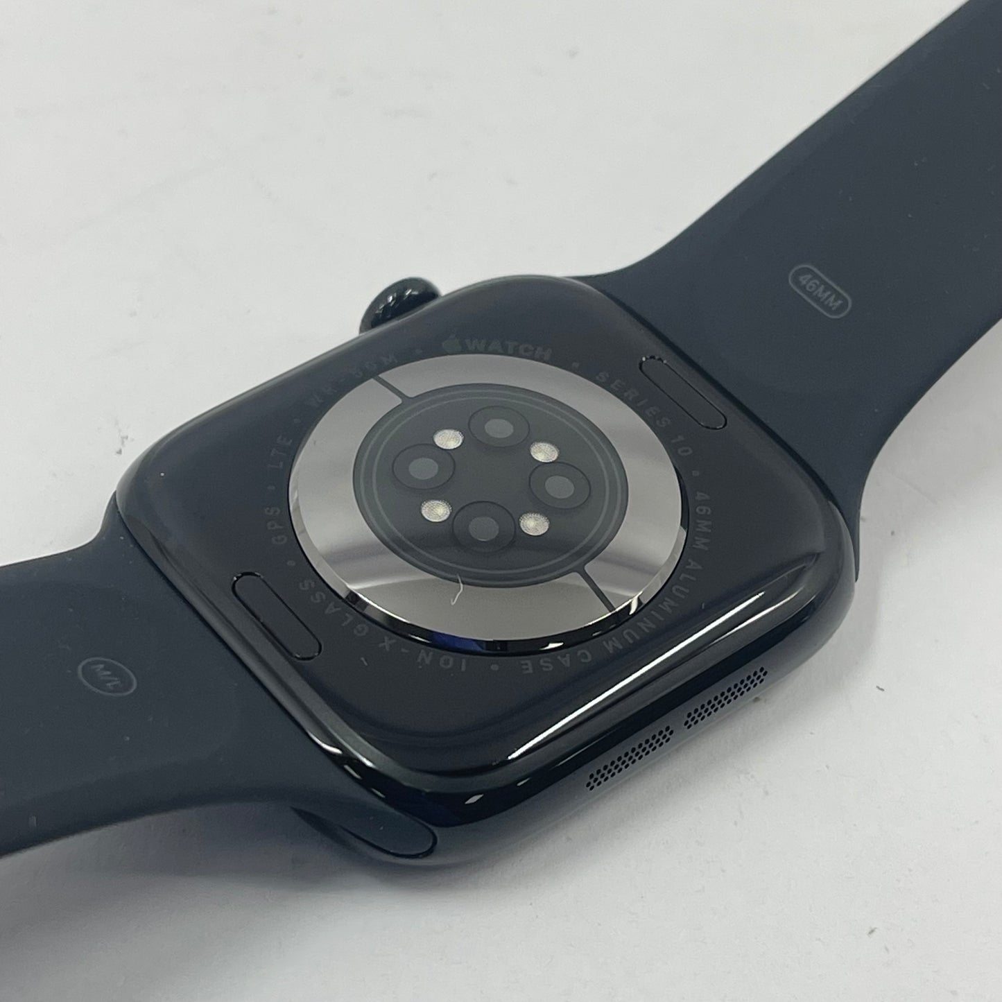 New Unlocked Apple Watch Series 10 46MM Jet Black Aluminum Sport Band A3003