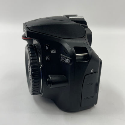 Nikon D3400 24.2MP Digital SLR DSLR Camera 11283 Shutter Count